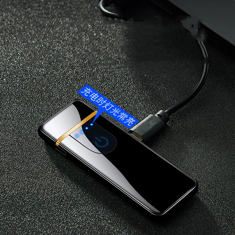 Electronic Charging Lighter Ultra-thin Double-sided Electric