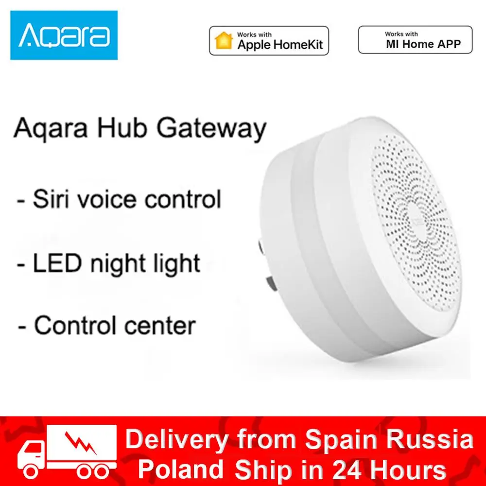 Оригинальный шлюз Aqara Hub со светодиодом RGB Ночной светильник с умным пультом