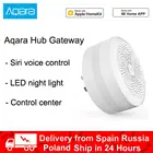 Умный шлюз Xiaomi mi Gateway 3 Aqara Hub с RGB светодиодной ночной подсветкой, беспроводной Wi-Fi Zigbee пульт дистанционного управления для Apple Homekit Mi Home