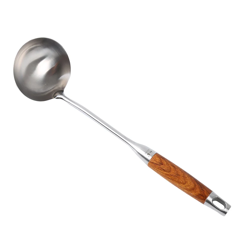 304 нержавеющая сталь шпатель ложка дуршлаг утолщение лопатка для сковородки