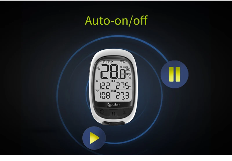 GPS для велосипеда, компьютер Bluetooth 4,0/ANT+ беспроводной Велосипедный компьютер, велосипедный датчик скорости Candence, датчик сердечного ритма