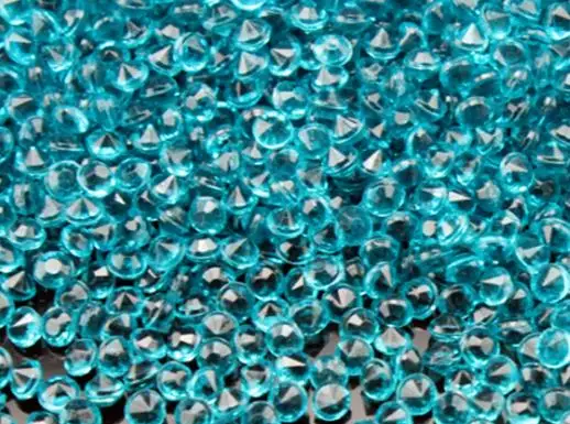 

Hot 1000pcs 4.2mm Acrylic Diamond Crystal Bling Transparent Confetti For Wedding Party Decoration Confetti Table Scatter Beads