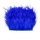 Натуральные красивые страусиные перья, 1 метр, отделка, 8-10 см, швейные перья для рукоделия, свадебное платье, Рождественское украшение, Шлейфы