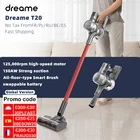 Ручной беспроводной пылесос Dreame T20, интеллектуальная щетка для всех поверхностей, 25 кПа, все в одном, пылесборник, чистка пола, ковров