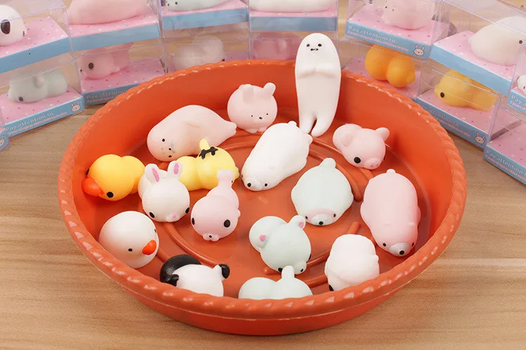 Gato de Mochi para apretar, diversi&oacute;n curativa Kawaii para ni&ntilde;os y adultos, juguetes para ni&ntilde;os y adultos, decoraci&oacute;n antiestr&eacute;s-5