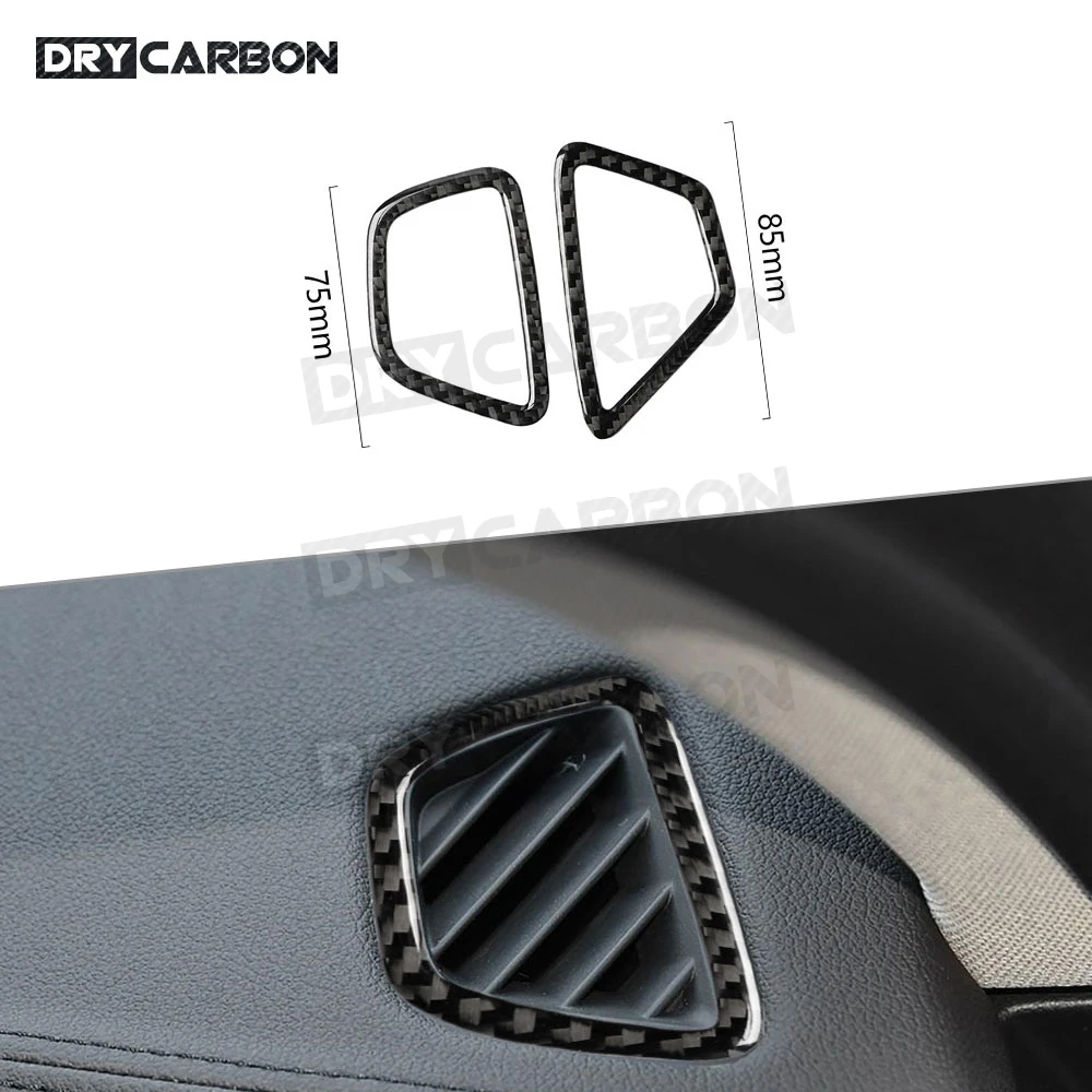 

For BMW 5 Series G30 Carbon Fiber Air Condition Outlet Moulding Trim Air Vent Decorative Frame Cover Stickers