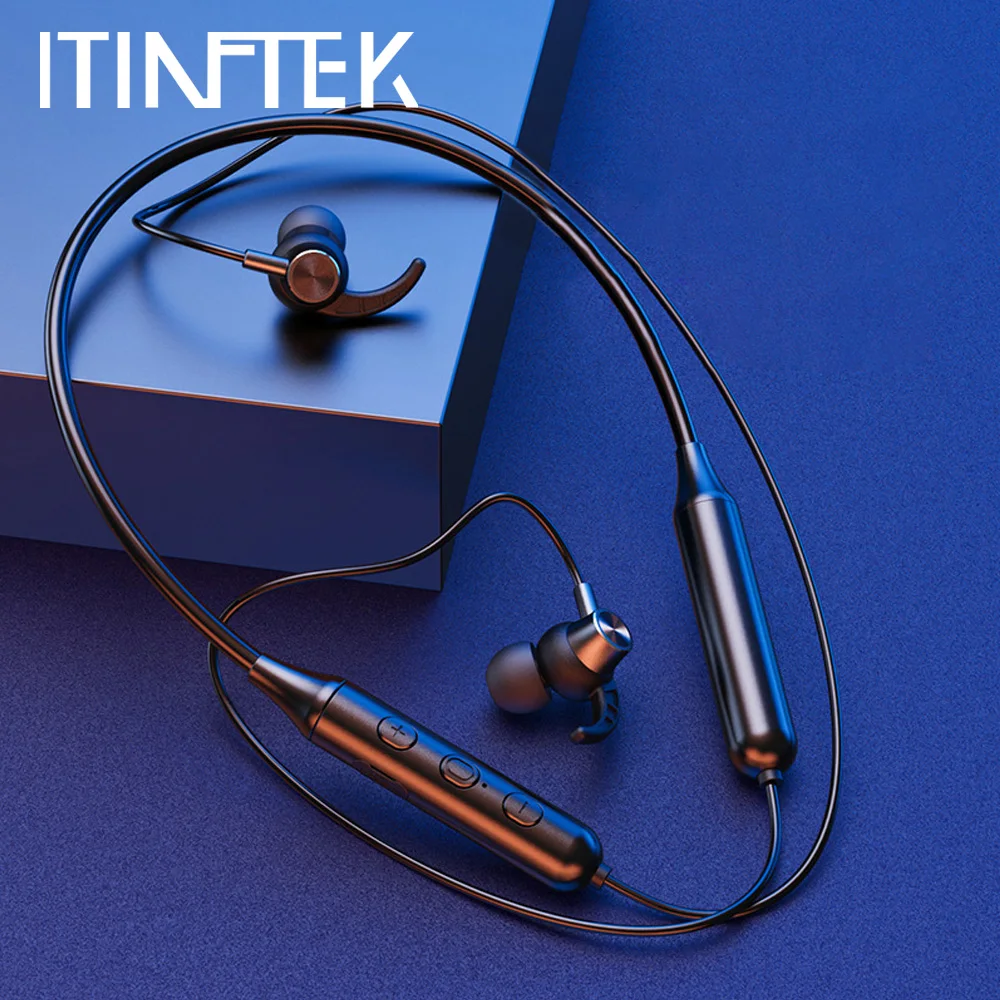 Беспроводные наушники TWS с поддержкой Bluetooth 5 0 Металлические Магнитные