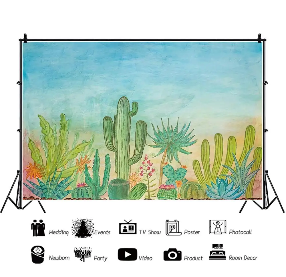 Пустыня кактус для новорожденных Для вечеринки в честь рождения ребенка день