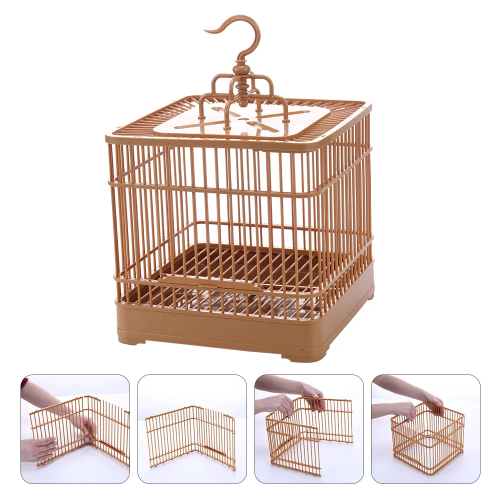 

Пластиковая птичья клетка, 1 комплект