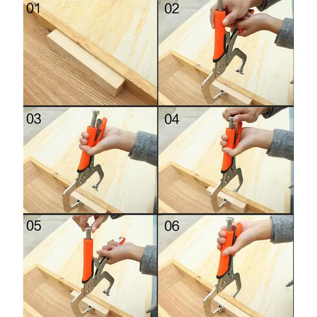 

Repair C Clamp Vise Workshop Equipment Power Tool 6-14inch Parts Quick Pliers