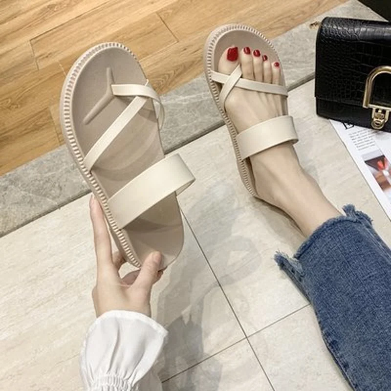 

Slippers Platform Female Shoes Low Summer Clogs Woman Luxury Slides Rubber Flip Flops Shose Women 2021 Beach Designer