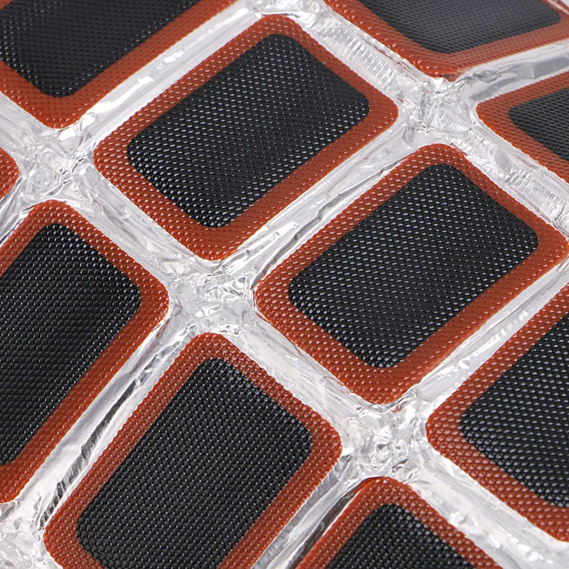 48 шт. велосипеда заплатки для ремонта клей шин трубки резиновые шиноремонтный