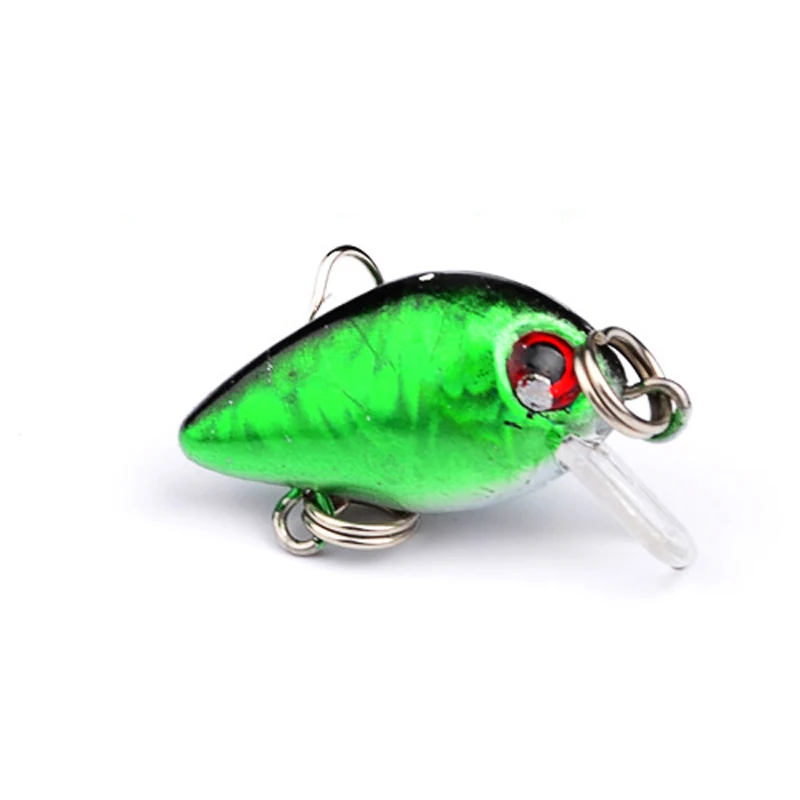 5шт. много 2,6см 1,6г Высокая имитация Crankbait Рыболовная приманка Искусственный твёрдый Crank Rock ABS минноу приманка приманки.