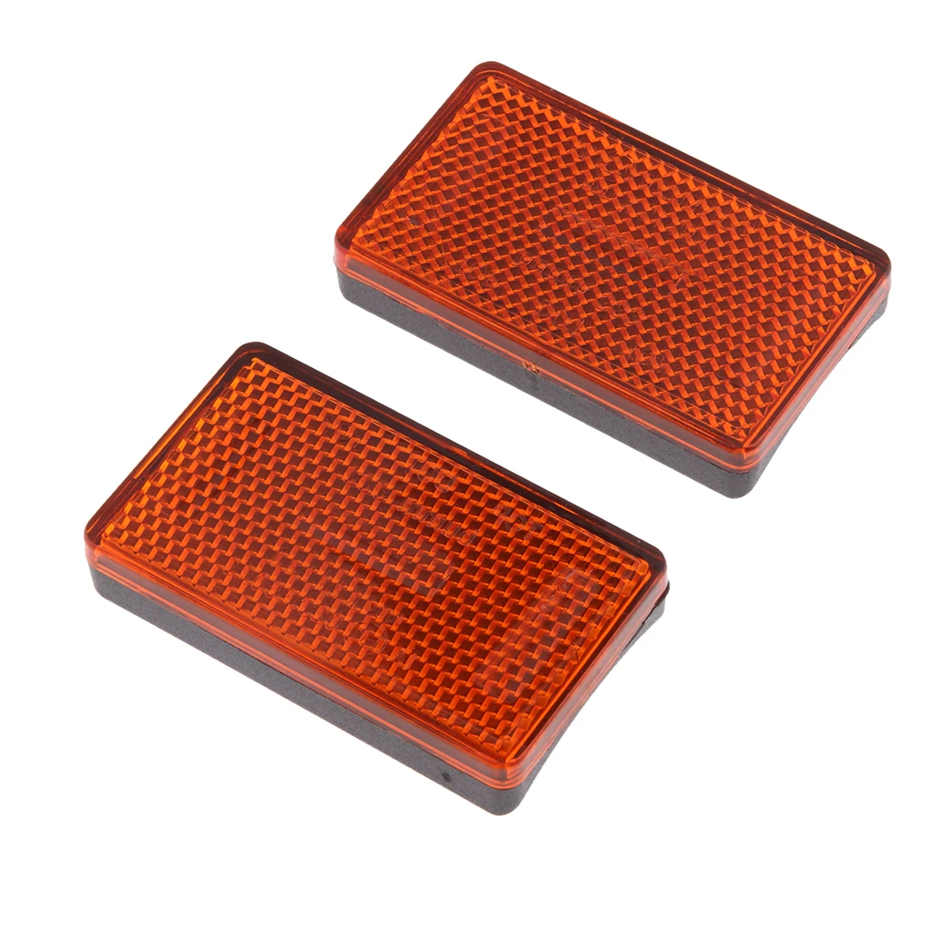 

2pcs Motorcycle Amber Front Fork Reflective Reflector for ATV Scooter Dirt Bike