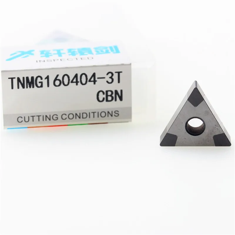 1 шт. TNMG160404 3T CBN вставки с наконечником PCB внешний токарный Indexable Insert жесткий