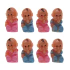 Куклы пластиковые маленькие размером украшения для вечеринки сделанные своими руками, 14x25 мм, 12 шт.