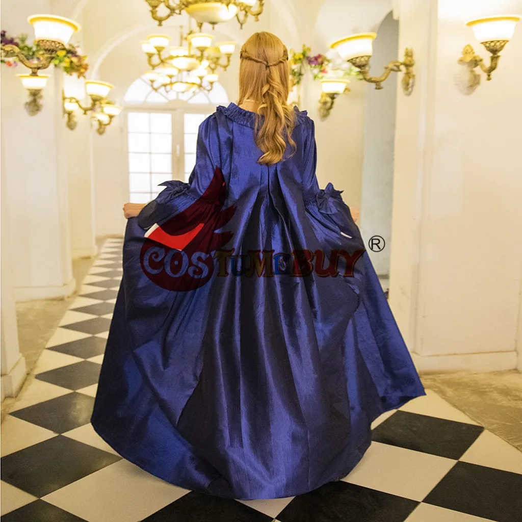 Женское бальное платье Costumebuy синее платье-Антуанетта 18 века в стиле барокко для