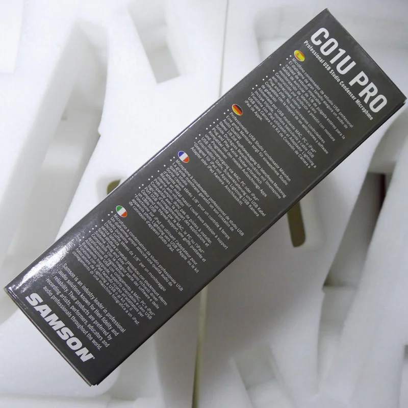 Конденсаторный микрофон Samson C01U Pro студийный USB с мониторингом в режиме реального