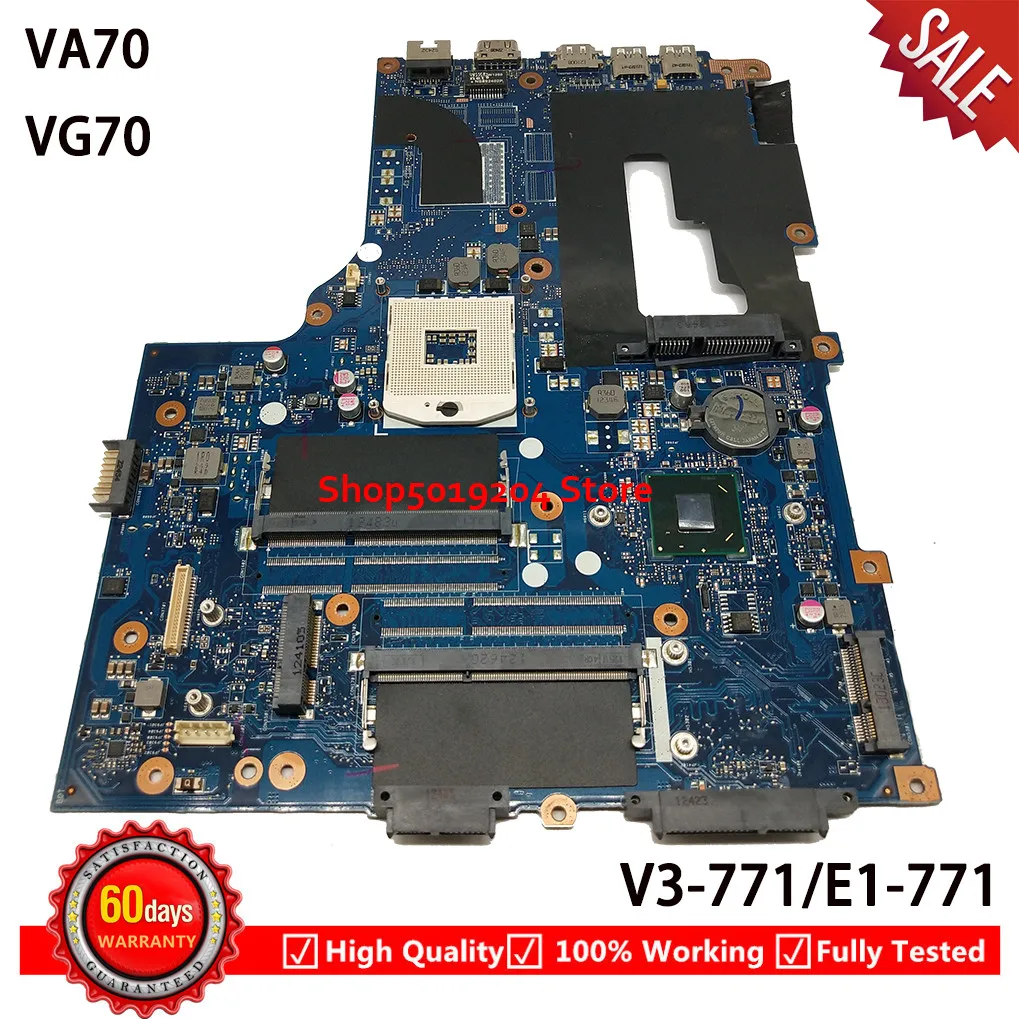 

VA70 VG70 MAIN BOARD For Acer aspire V3-771 E1-771 E1-731 Laptop Motherboard DDR3 Two Ram slot 100% Tested