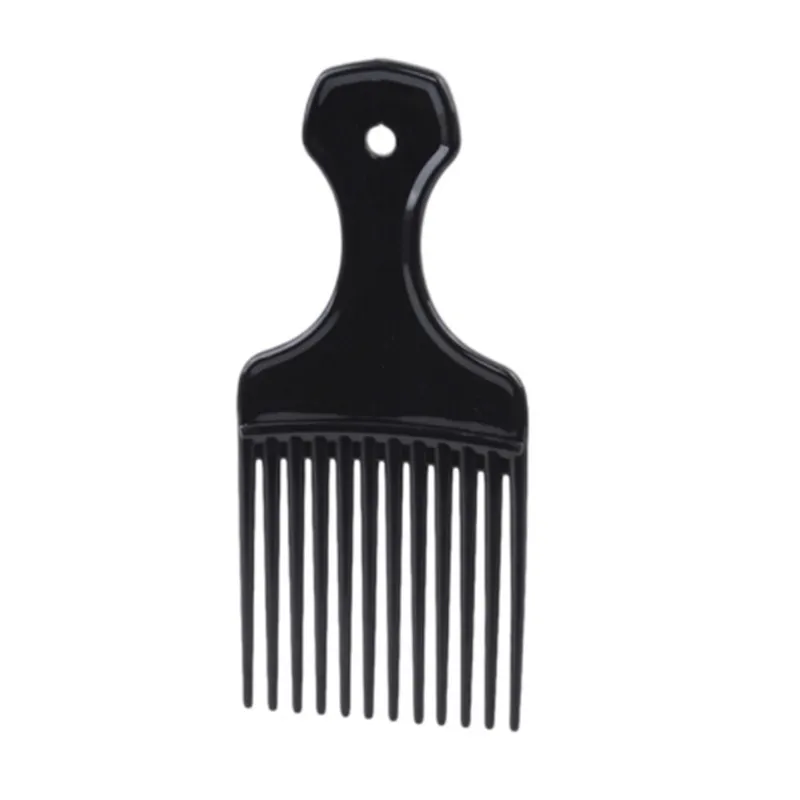 1 шт. щетка с широкими зубьями расческа вилка для вставной волос пластиковая