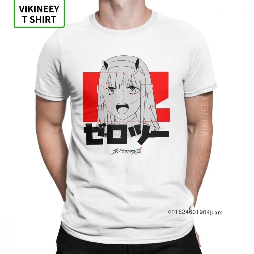 Darling In The Franxx Zero Two аниме футболка &quotМанга&quot мужская стильная с коротким рукавом