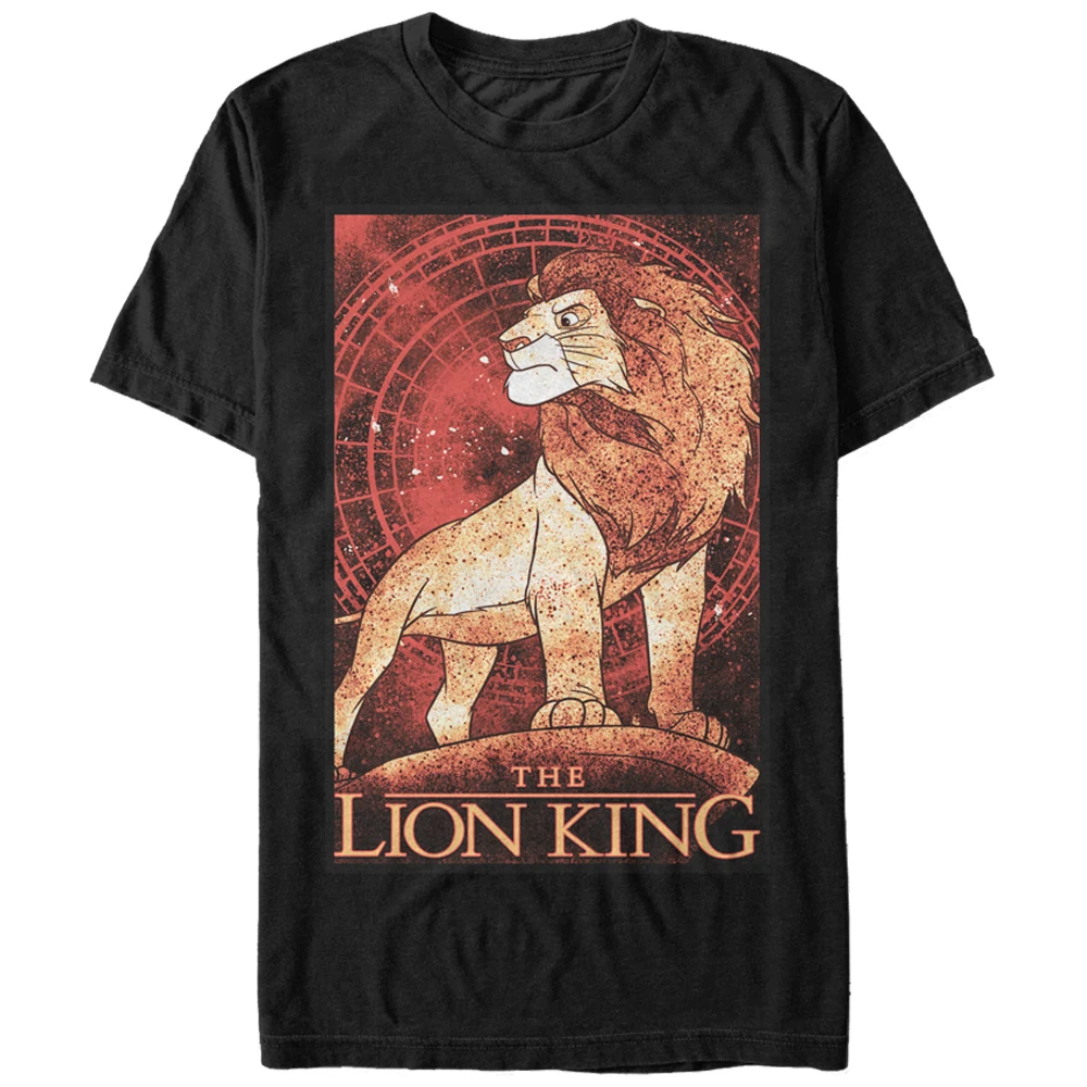 

Lion King Simba Art Mens Graphic T-Shirt Cotton O-Neck Short Sleeve Men's T Shirt New Size S-3XL