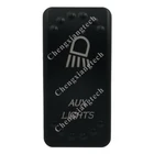 Лампы с лазерной гравировкой-AUX-светодиодная подсветка клавишный переключатель Крышка для автомобиля лодки грузовика Rv переключатель Авто DIY замена, только крышка