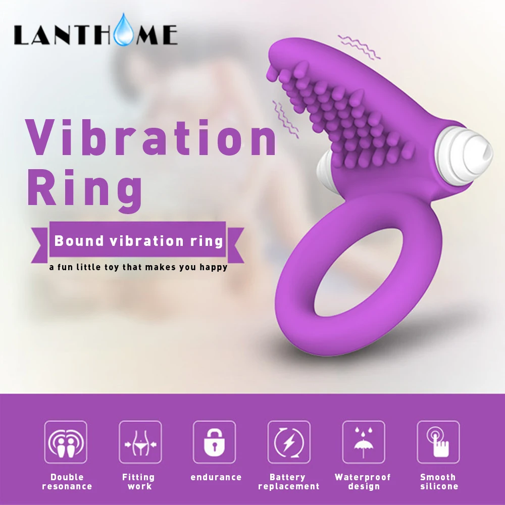 3 типа кольцо вибратор на пенис лижет язык для пениса Стимулятор клитора задержка