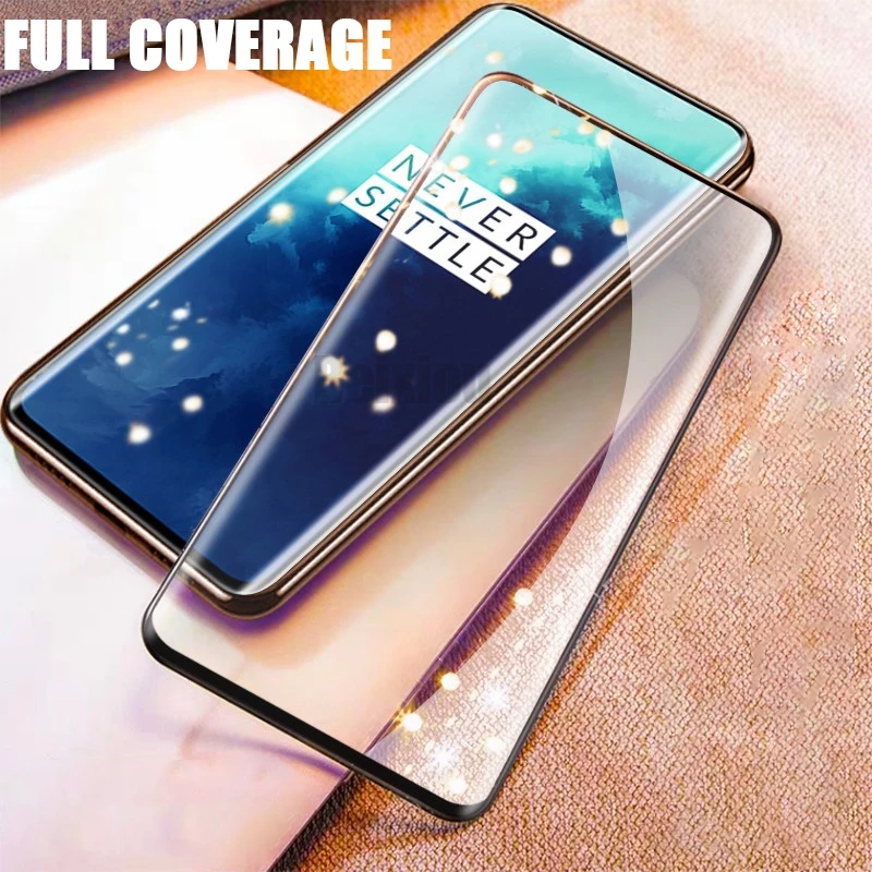 Полное покрытие экрана из закаленного стекла для One plus 7/7 T Защитная пленка 7 Pro