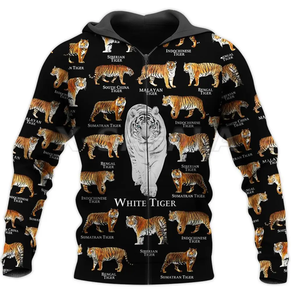 

Sumatran Tiger 3D Print Hoodies Man Women Harajuku Pullover Sweatshirts Hooded Outwear Casual Tracksuit Unisex Zip Up Jacket 01