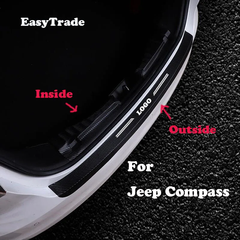 Автомобильный Стайлинг защитная накладка на задний бампер Накладка порог