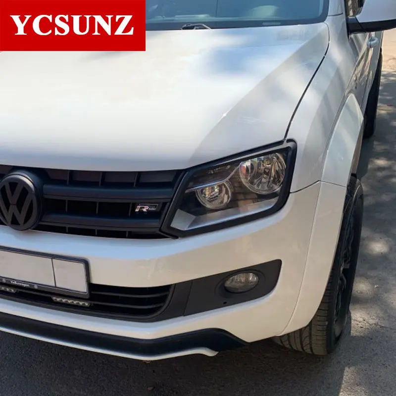 Крышки фары окружает Накладка для vw amarok 2009 2010 2011 2012 2013 из АБС-пластика