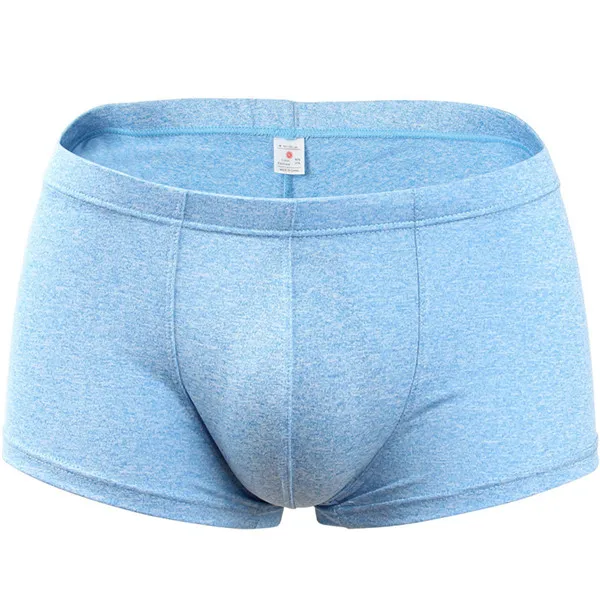 PK05 blue 18 видов стилей, Фирменное Сексуальное мужское нижнее белье, боксеры, мужские хлопковые трусы, Модные Дизайнерские мужские удобные трусы, шорты, боксеры - Цвет: PK05 blue
