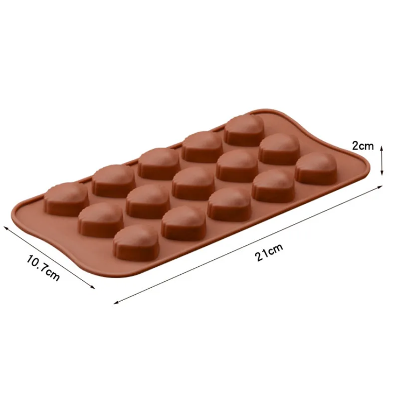 Силиконовые 15 полости Камея оболочки формы для шоколада сахара лотки с формами