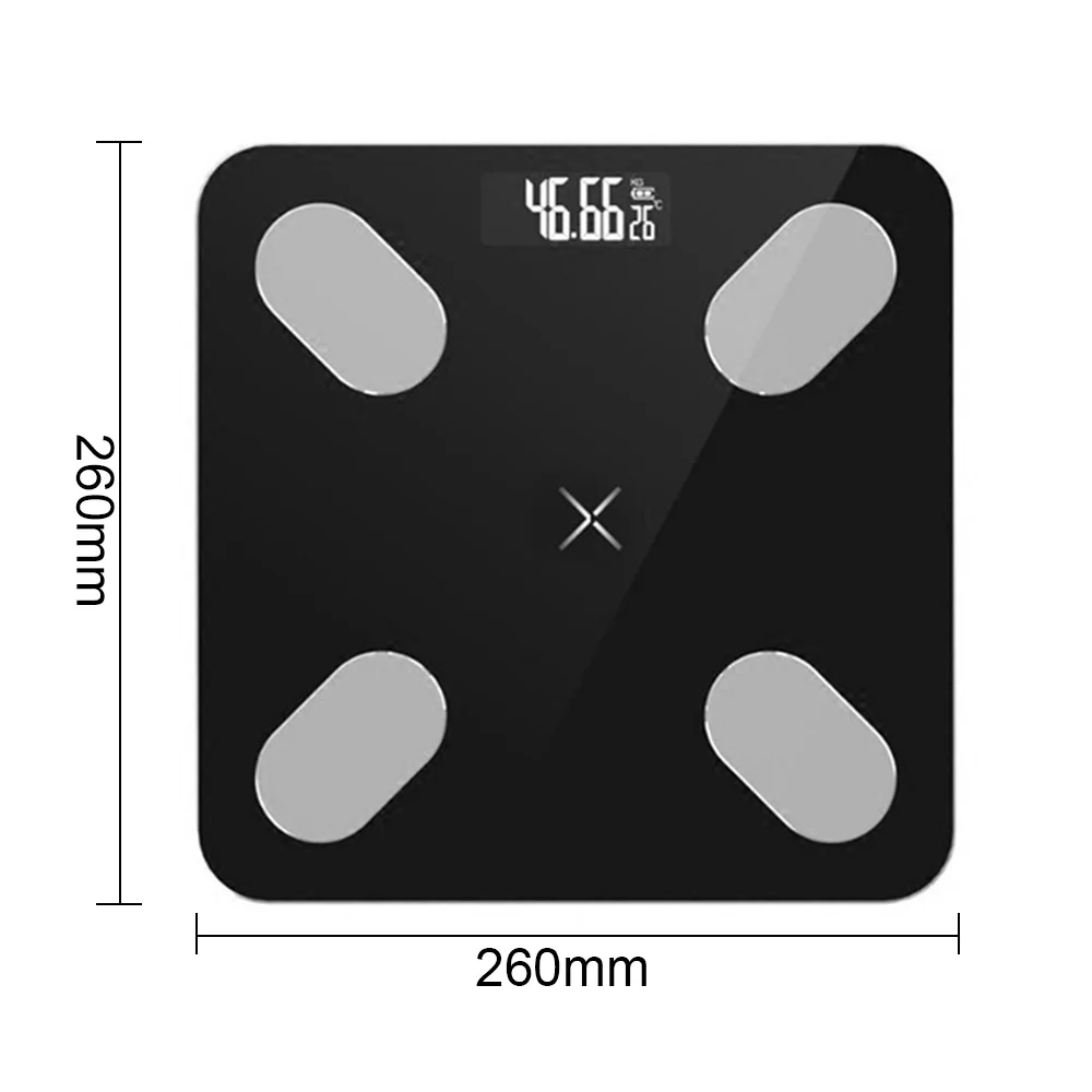 Весы для ванной напольные цифровые весы тела и жира Bluetooth электронные уличные