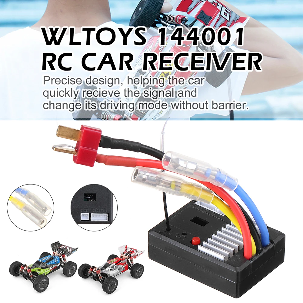 Wltoys-placa receptora de circuito XK144001/124019/124018, piezas de repuesto de coche el&eacute;ctrico de alta velocidad, fuera de derrape en carretera, Control remoto-1