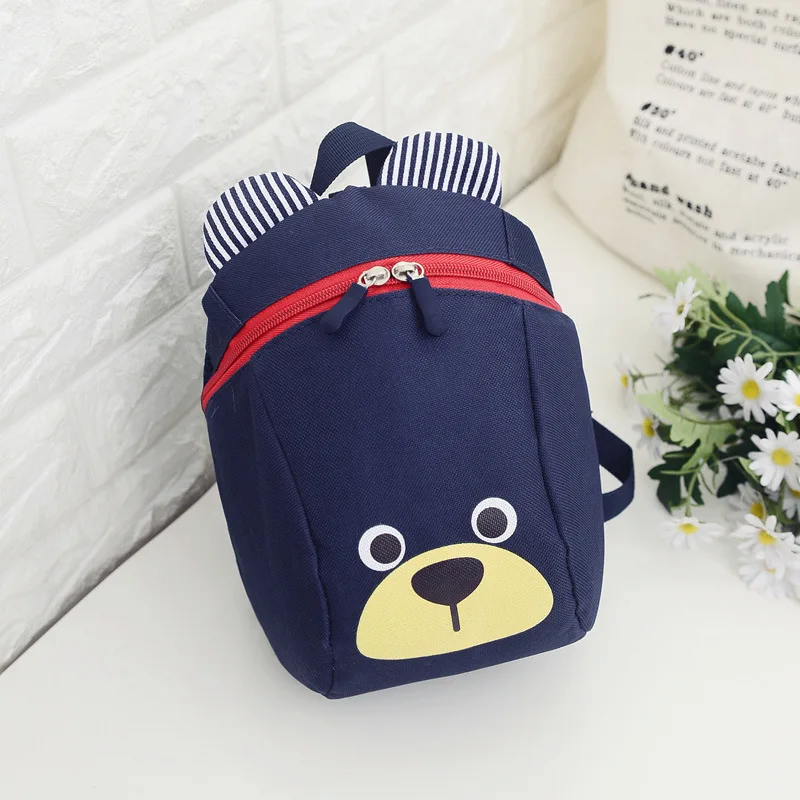 

Bear-shaped children's backpack schoolbag anti-lost lightweight and safe