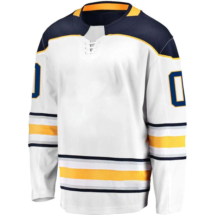 

Men's American Hockey Jerseys Sports Fans Wear Buffalo Jersey Jack Eichel Rasmus Dahlin Jeff Skinner Embroider Stitched Shirt