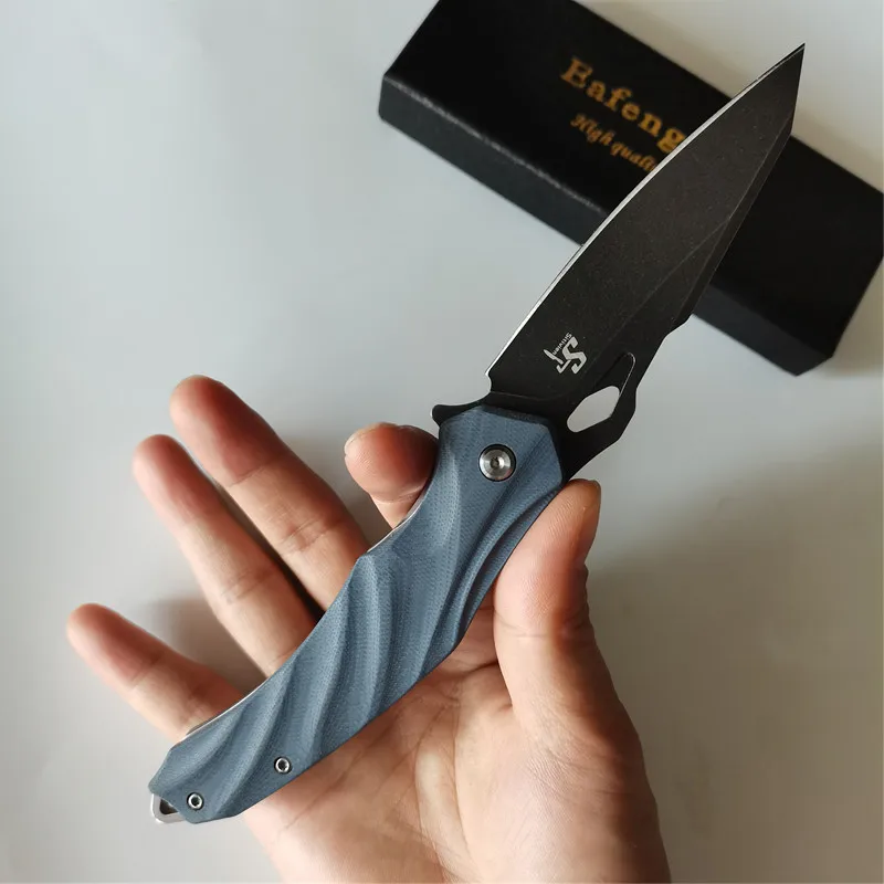 Eafengrow sitive ST120 складной реальный D2 лезвие G10 Карманный Выживание Охота Тактический