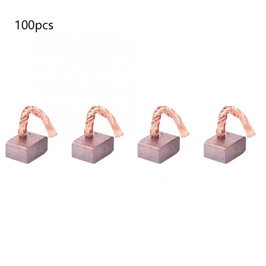 

100 шт., графитовые щётки для стартера, 7x14x10 мм