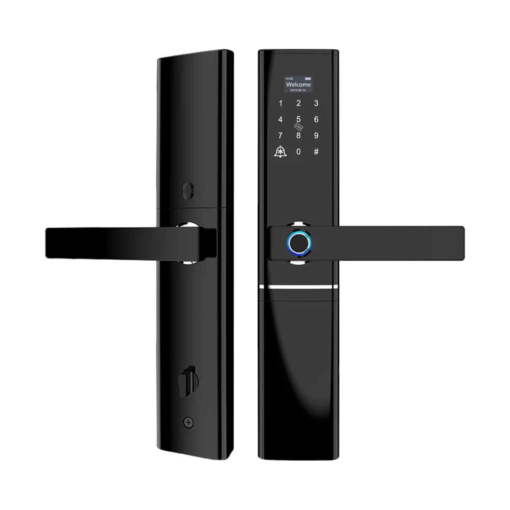 Умный биометрический дверной замок умный с отпечатком пальца|Электрический