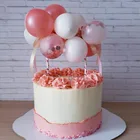 10 шт. 5 дюймов воздушный шар гирлянда АРОКА торт Топпер Новинка Свадебные торт топперы для детей день рождения Вечеринка Baby Shower торт украшения