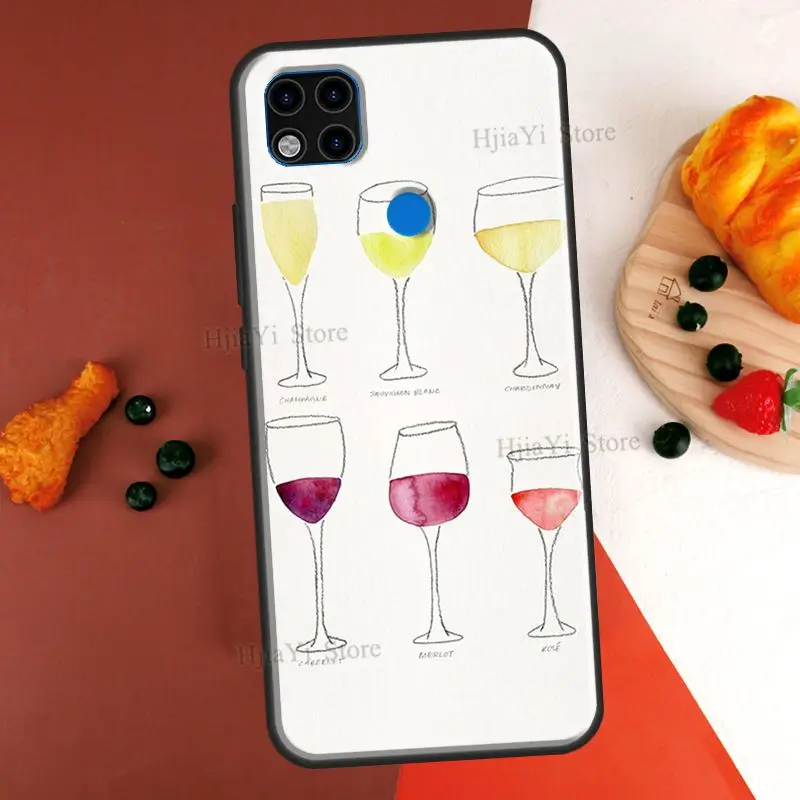 Чехол с чашкой кофе и вина для Redmi Note 11 Pro чехол 10 9 8 7 10S 11S 9A 9C 9T | Мобильные телефоны