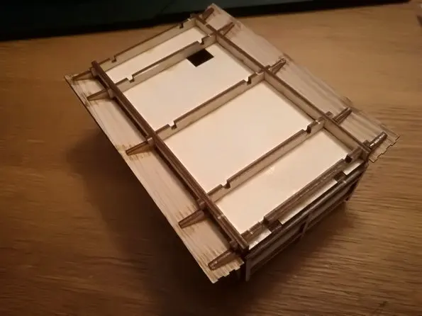 DIY кукольный домик миниатюрная деревянная сцена модель с 28 мм соотношение 1:56 для японских воюющих штатов Размер 26*12*16 см