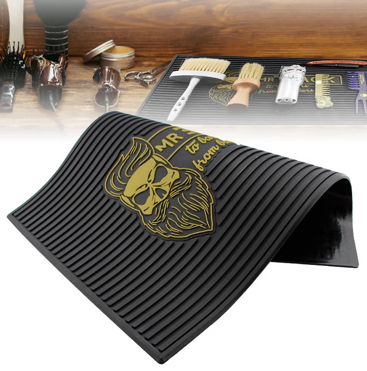 Термостойкий силиконовый коврик для волос термостойкий Коврик ножниц-ножниц