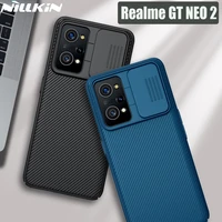for oppo realme gt neo 2 5g case nillkin slide camera protection lens protect privacy shockproof back cover for realme gt neo2