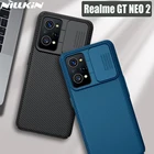 Чехол для OPPO Realme GT NEO2  GT2 Nillkin Slide Camera, защита объектива, защита конфиденциальности, Противоударная задняя крышка на Realme GT NEO 2