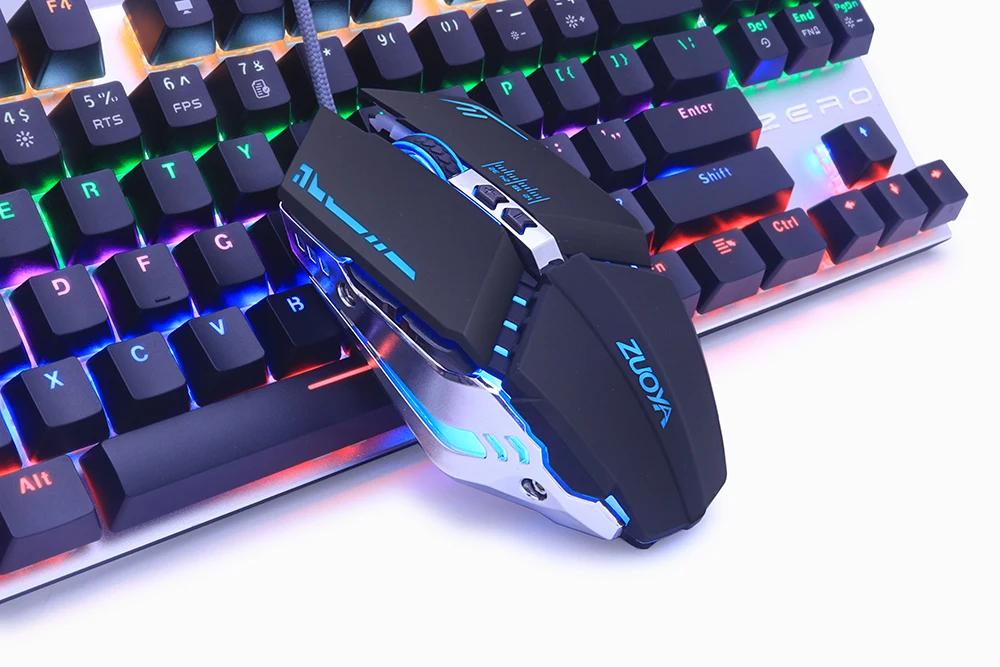 ZUOYA игровая мышь USB Проводная оптика Micel светодиодный с подсветкой игра Mause для ПК ноутбука pro gamer