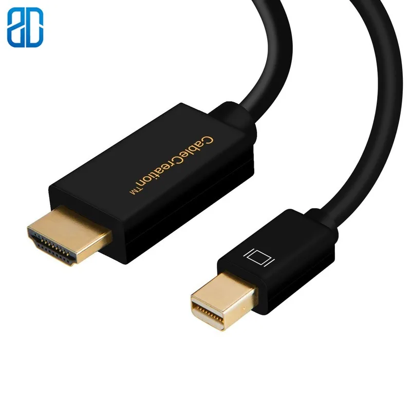 АКТИВНЫЙ Мини DP к HDMI-шнуру 6 футов мини DisplayPort (DP1.2) HDMI 4K x 2K и 3D аудио/видео Eyefinity