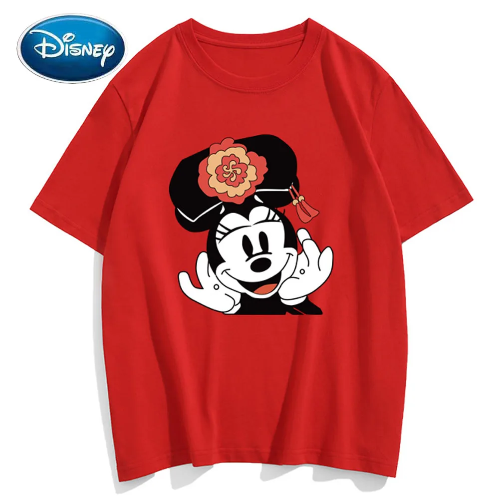 Дисней модный костюм Minnie для мыши с мультяшным принтом унисекс Женский пуловер